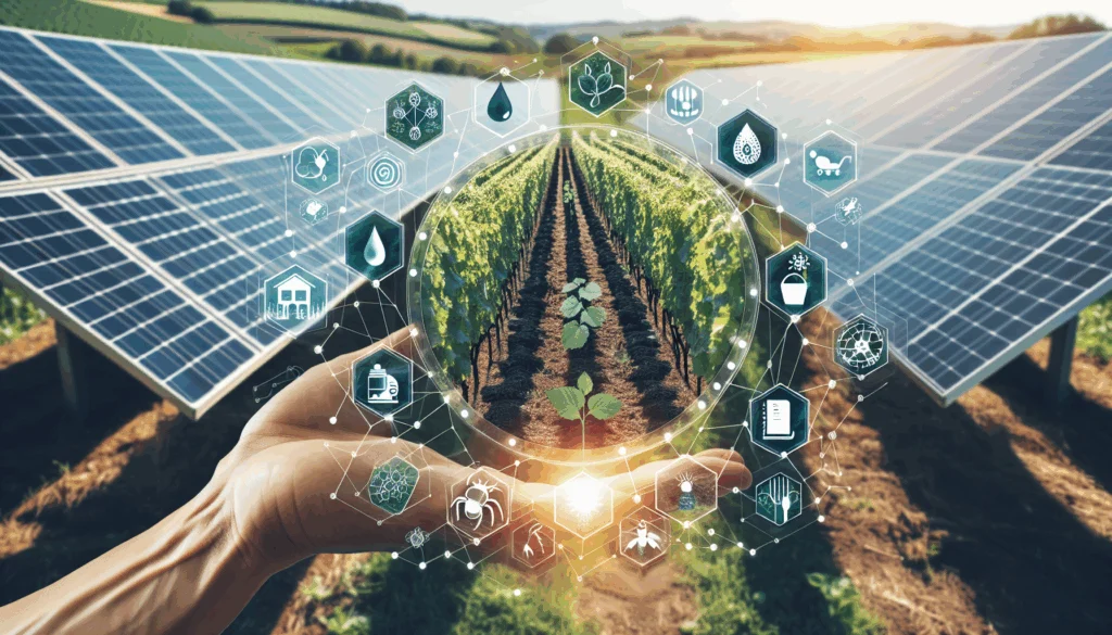 vinedo ecologico sostenible a partir de energia fotovoltaica image 1