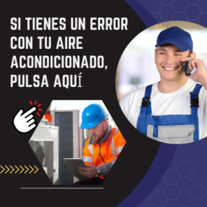 Errores en aire acondicionado